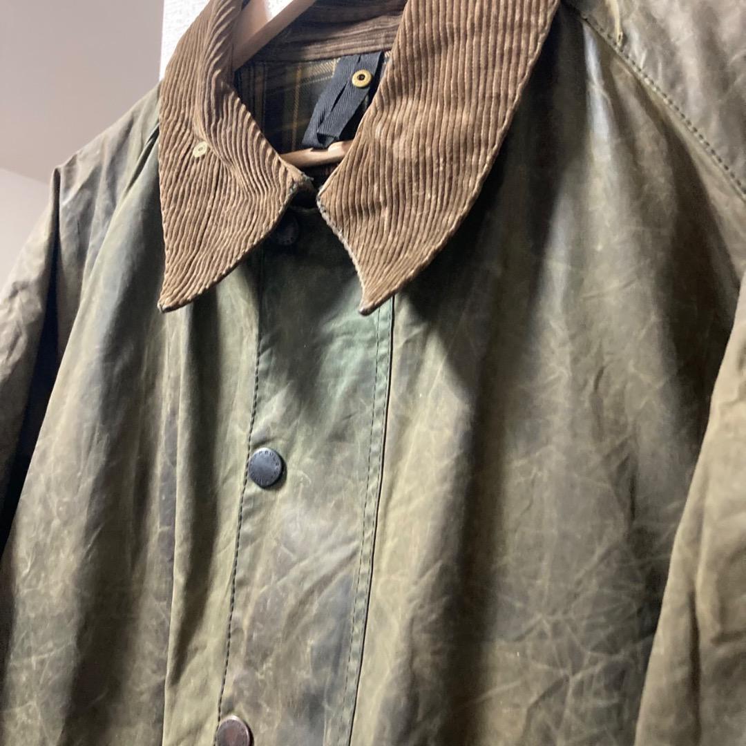激レア 90s Barbour ビューフォート リペアージャケット 50 カーキ