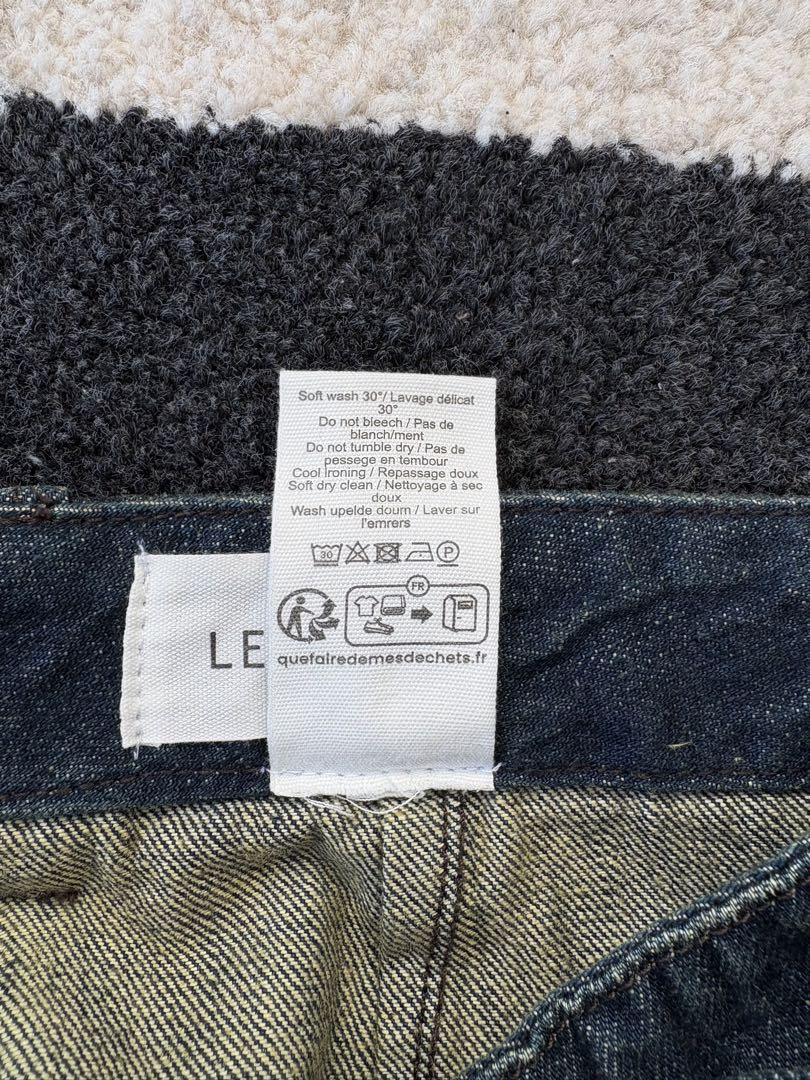 美品LEMAIREルメールTWISTED BELTEDPANTS Sサイズデニム