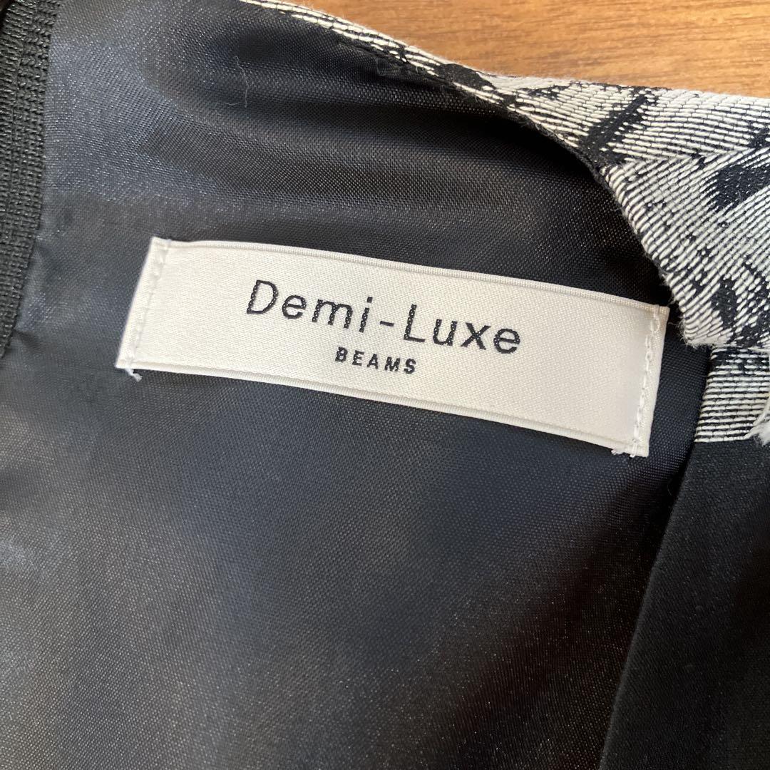 新品 Demi-Luxe BEAMS フラワー ワンピース デミルクスビームス
