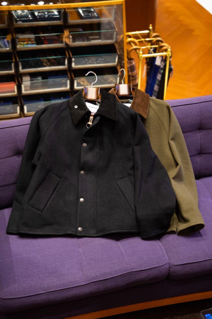 BEAMS F × Barbour 別注 TRANSPORT ライトメルトン40 - メルカリ
