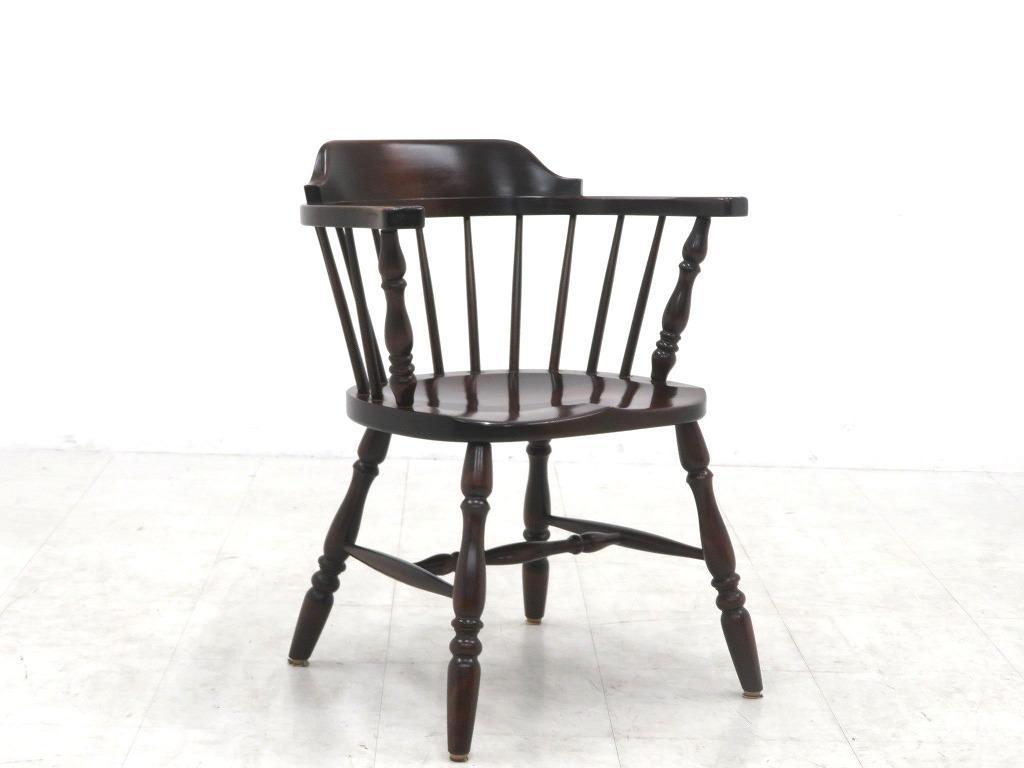 展示品　松本民芸家具　ウィンザーチェア　キャプテンチェア　無垢材　カフェ