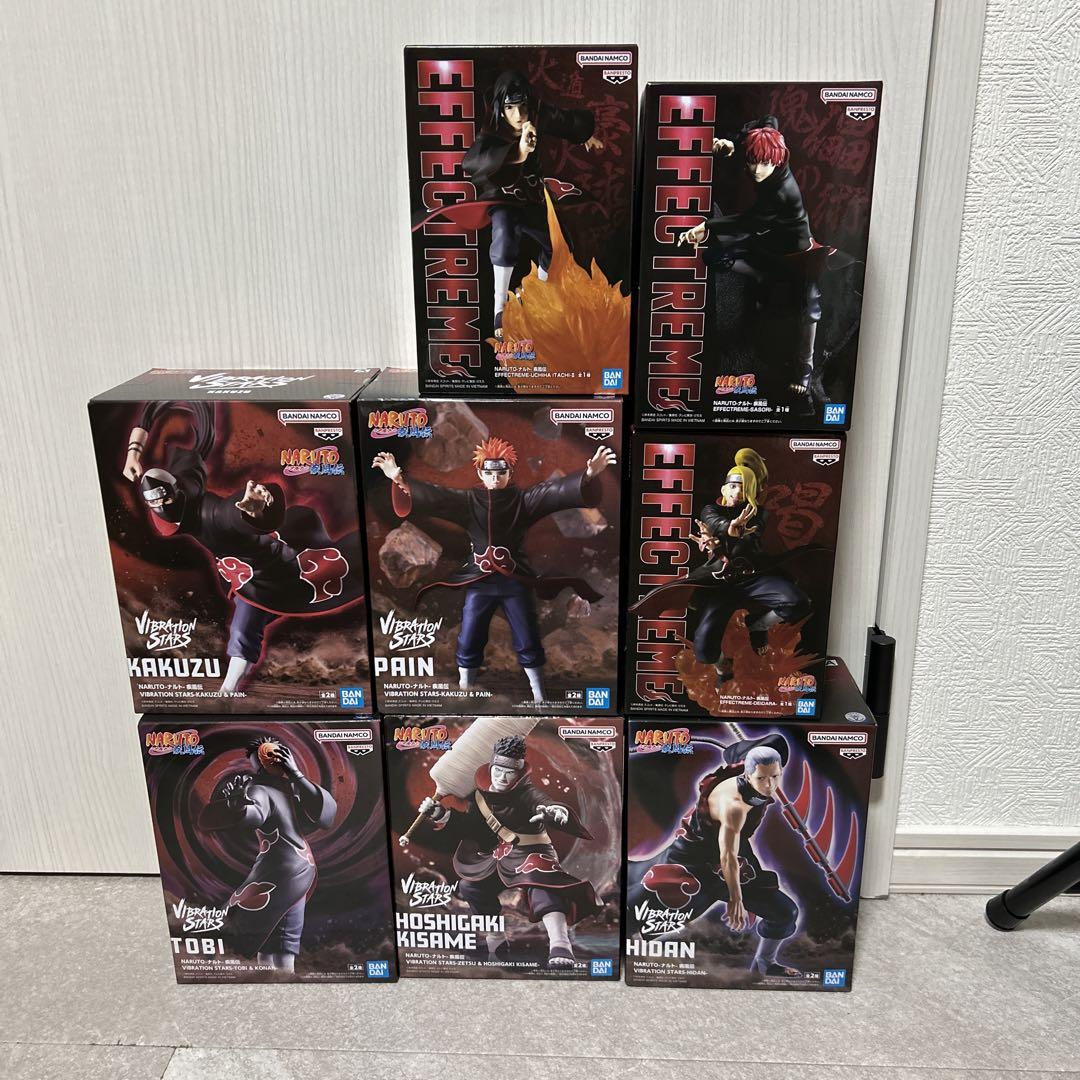 NARUTO疾風伝フィギュア８体セット NARUTO-ナルト- 疾風伝 プライズ フィギュア 8体セット
