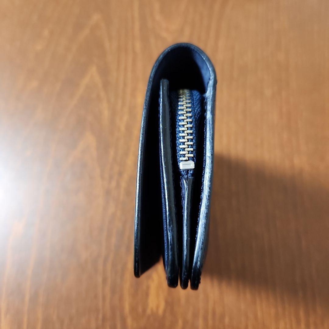 SLOW&CO コードバンcordovan mini wallet ネイビー