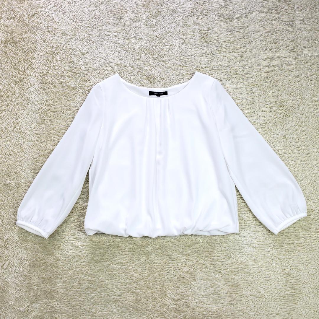 アンタイトル 24ss Sサイズ ブラウス ホワイト UNTITLED
