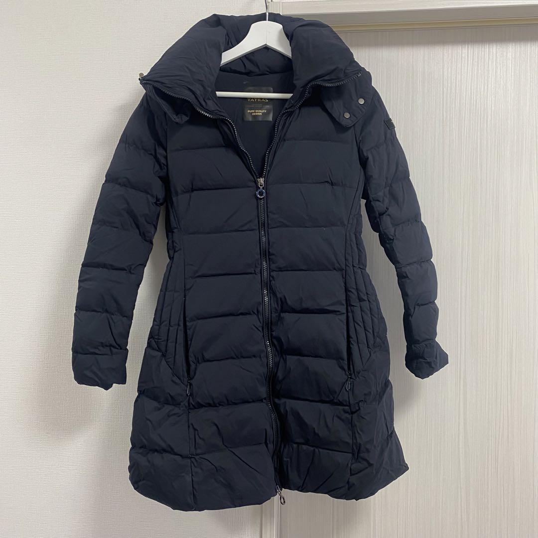 【美品】TATRAS タトラス　ナイロンダウンコート　ダークネイビー　01サイズ