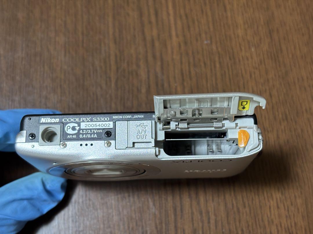 【美品】Nikon COOLPIX S3300 シルバー　動作確認済 Nikon COOLPIX S3300シルバー 動作確認済み - メルカリ
