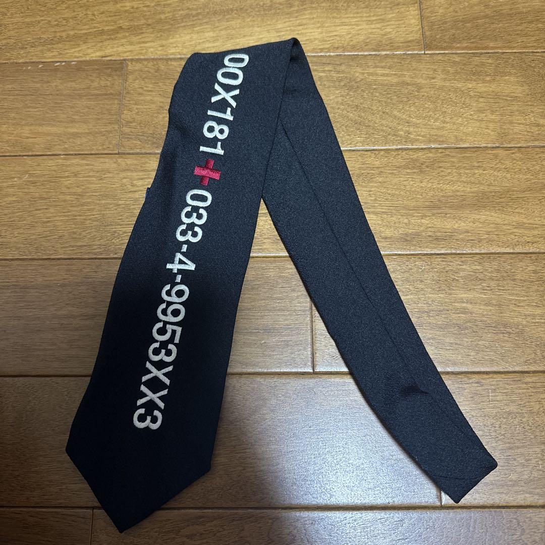 廃盤美品 BA-TSU CLUB バツ ネクタイ 黒