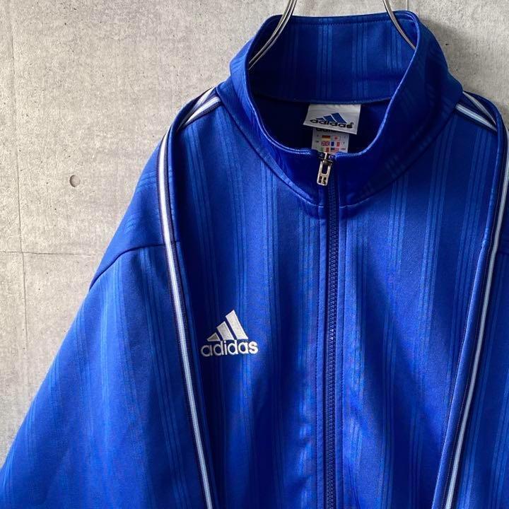 希少 90s アディダス トラックジャケット ジャージ 万国旗タグ L 古着
