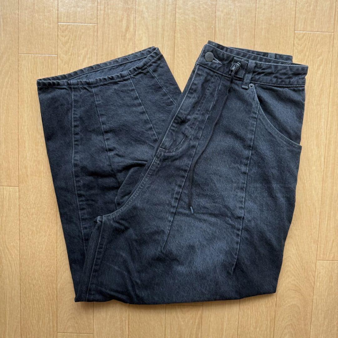 ヒザデルパンツ デニム XS ブラック ニードルス ニードルズ