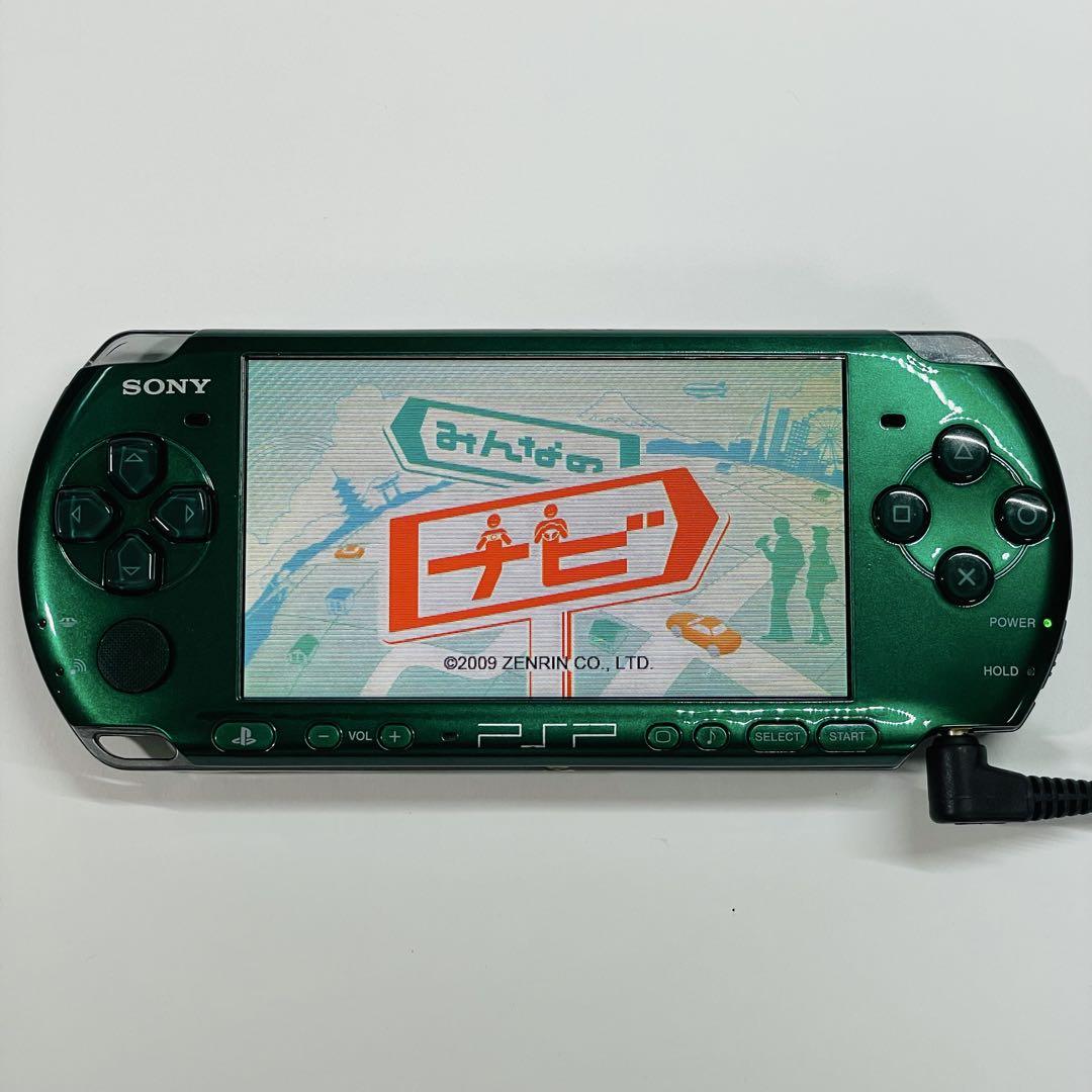 美品‼︎】SONY PSP-3000 スピリティッドグリーン 本体 - メルカリ