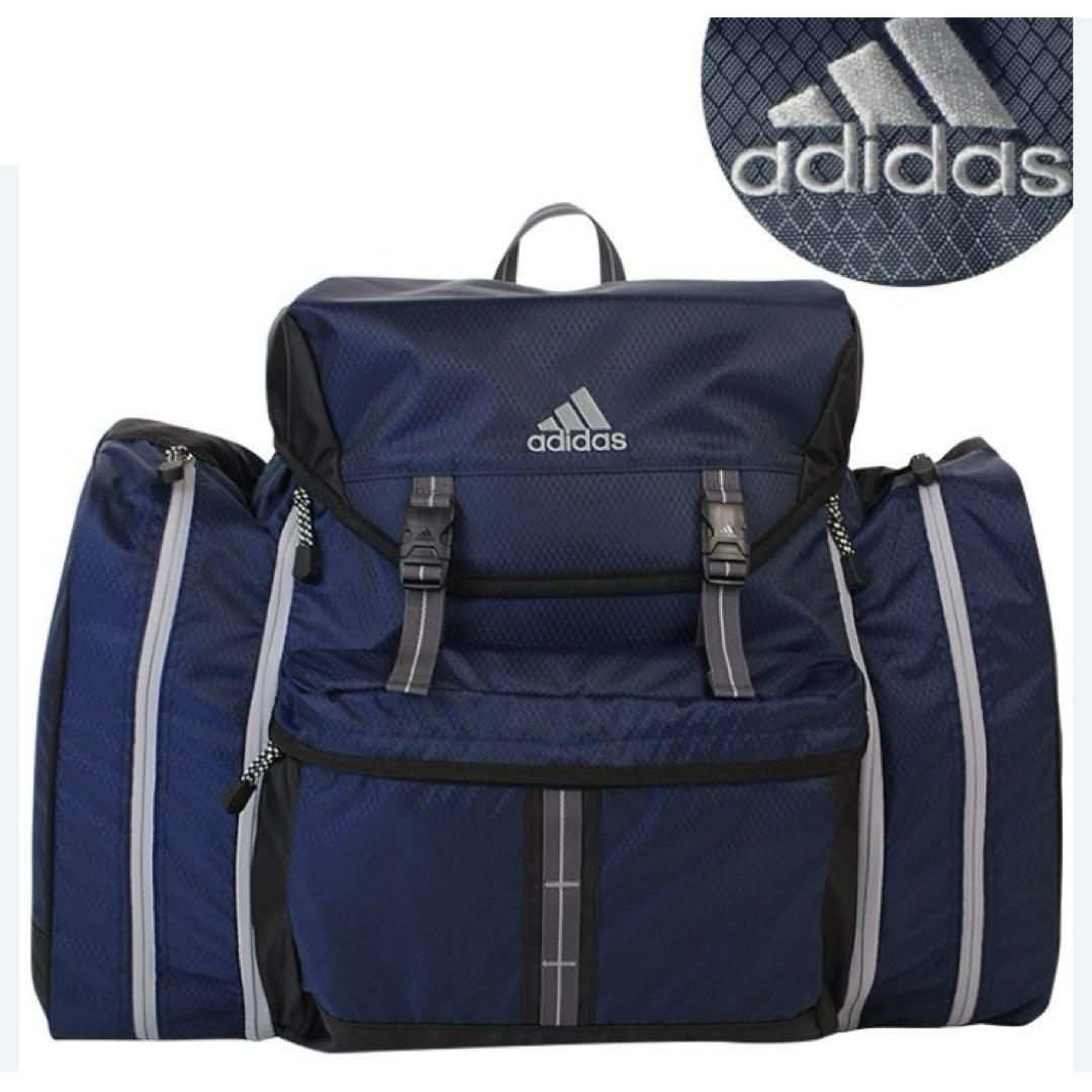 adidas アディダス リュック 修学旅行 林間学校 大容量 リュック 紺