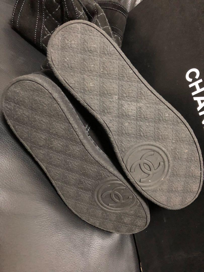 CHANEL スエード ブーツ