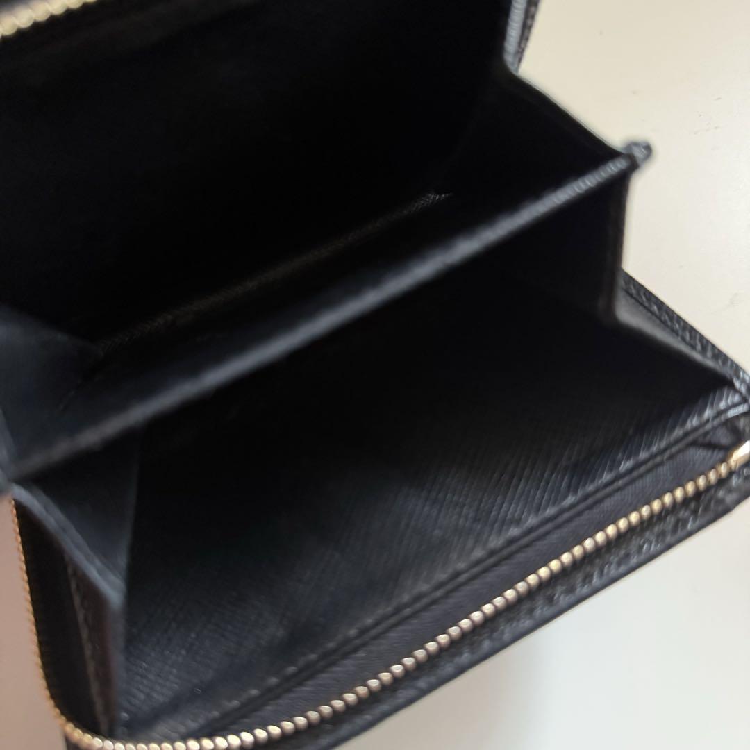 PRADA プラダ 二つ折り財布 黒