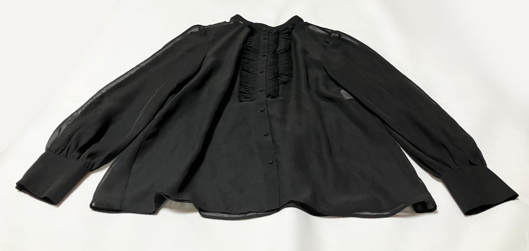 シフォンジョーゼットフリル　ブラウス ANAYI