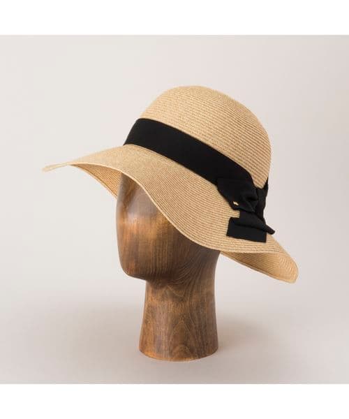 ブルーレーベルクレストブリッジ ペーパーハット 麦わら帽子 帽子