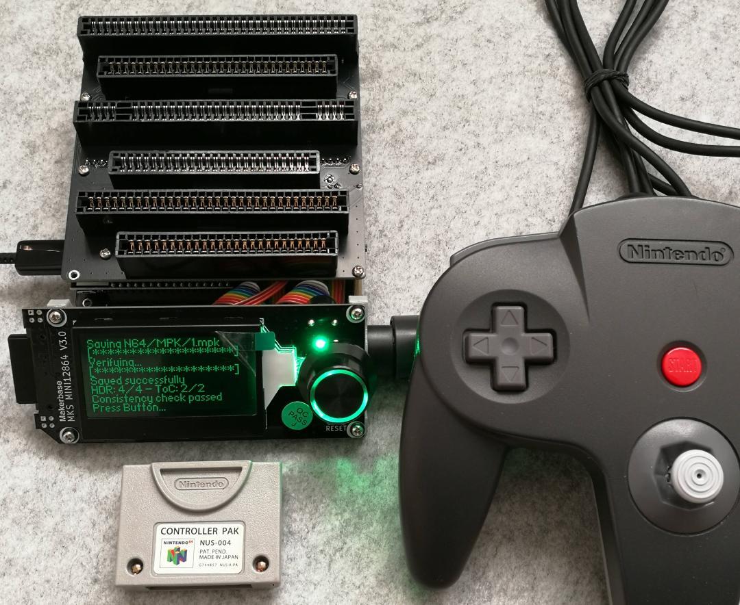CartReader V5 （Vselect N64コントローラ SA1対応） その他