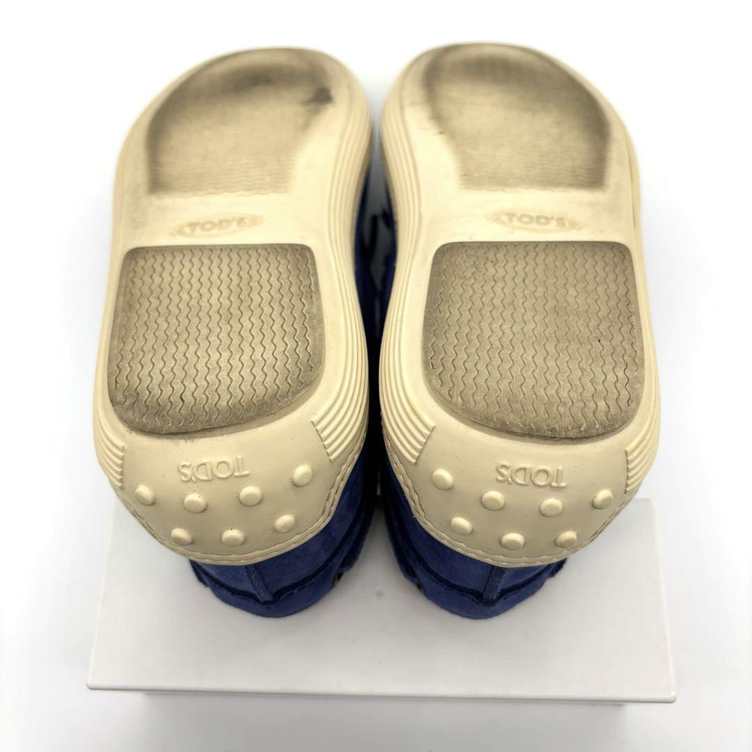 【美品】トッズ ドライビングシューズ デッキシューズ モカシン スエード 25