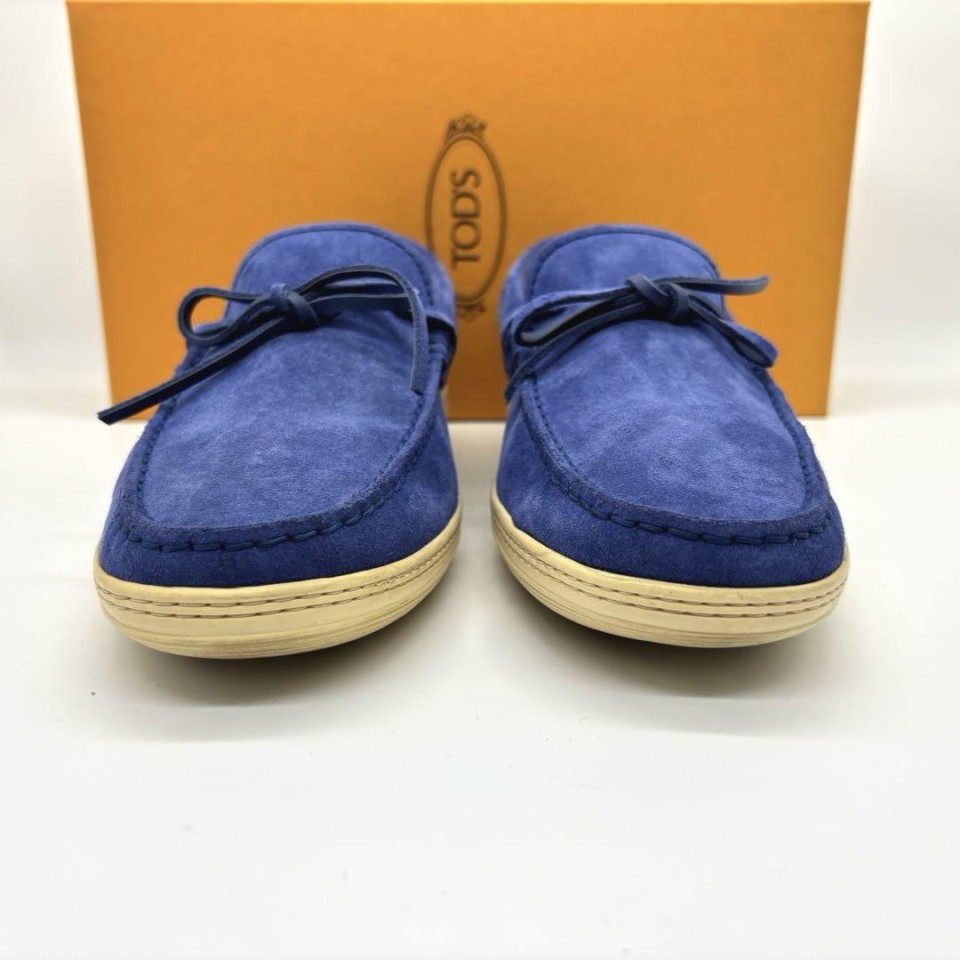 【美品】トッズ ドライビングシューズ デッキシューズ モカシン スエード 25