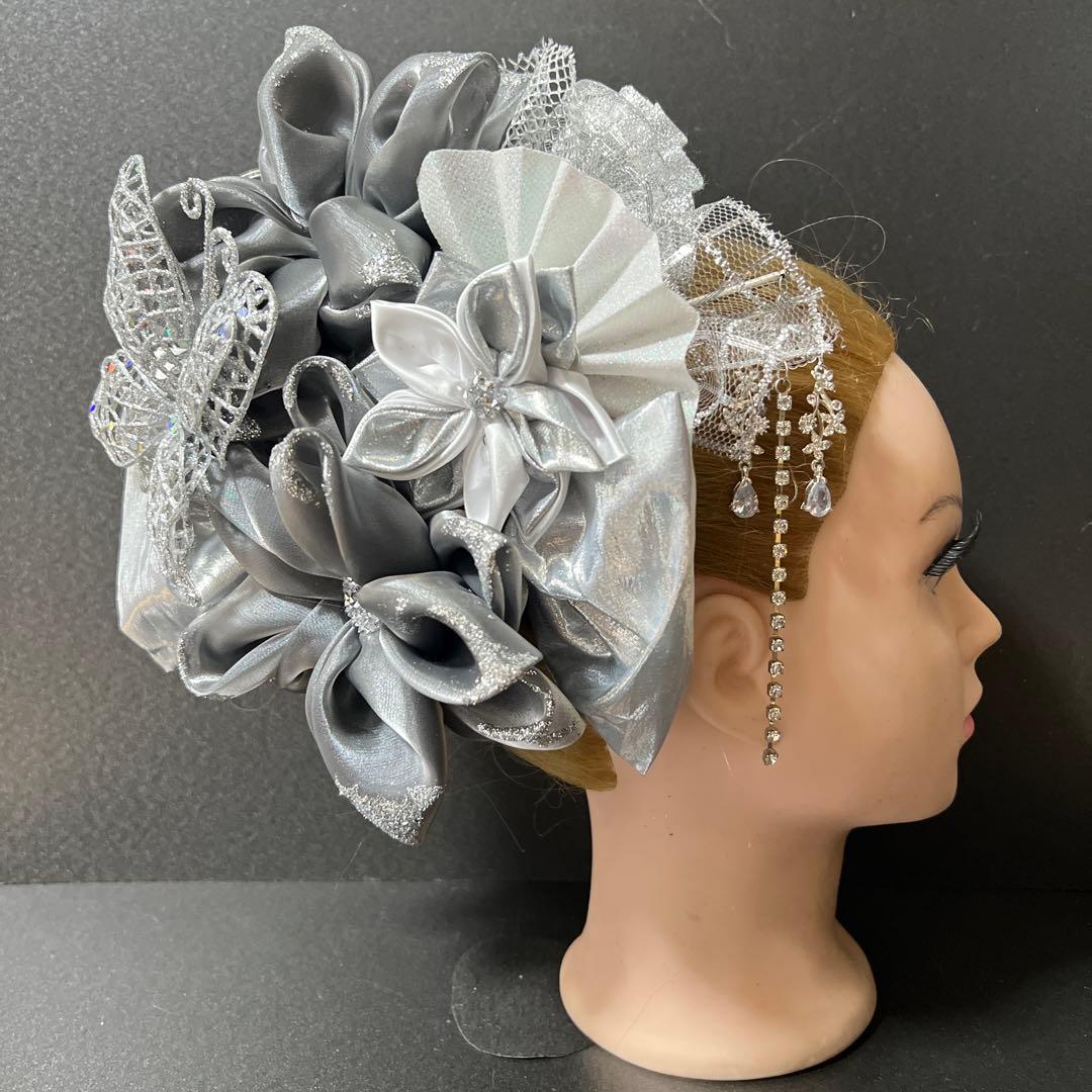 髪飾り・簪・成人式・結婚式・つまみ細工・豪華・ド派手・振袖・花魁・キラキラ・蝶 髪飾り・簪・成人式・結婚式・つまみ細工・豪華・ド派手・振袖・花魁・キラキラ・蝶