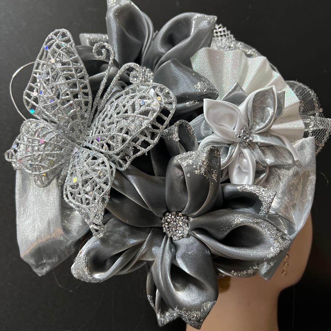 髪飾り・簪・成人式・結婚式・つまみ細工・豪華・ド派手・振袖・花魁・キラキラ・蝶 髪飾り・簪・成人式・結婚式・つまみ細工・豪華・ド派手・振袖・花魁・キラキラ・蝶