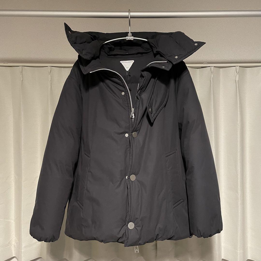 最高品質の 新古品】BOTTEGA VENETA パテッドフーデッドダウンジャケット ジャケット・アウター