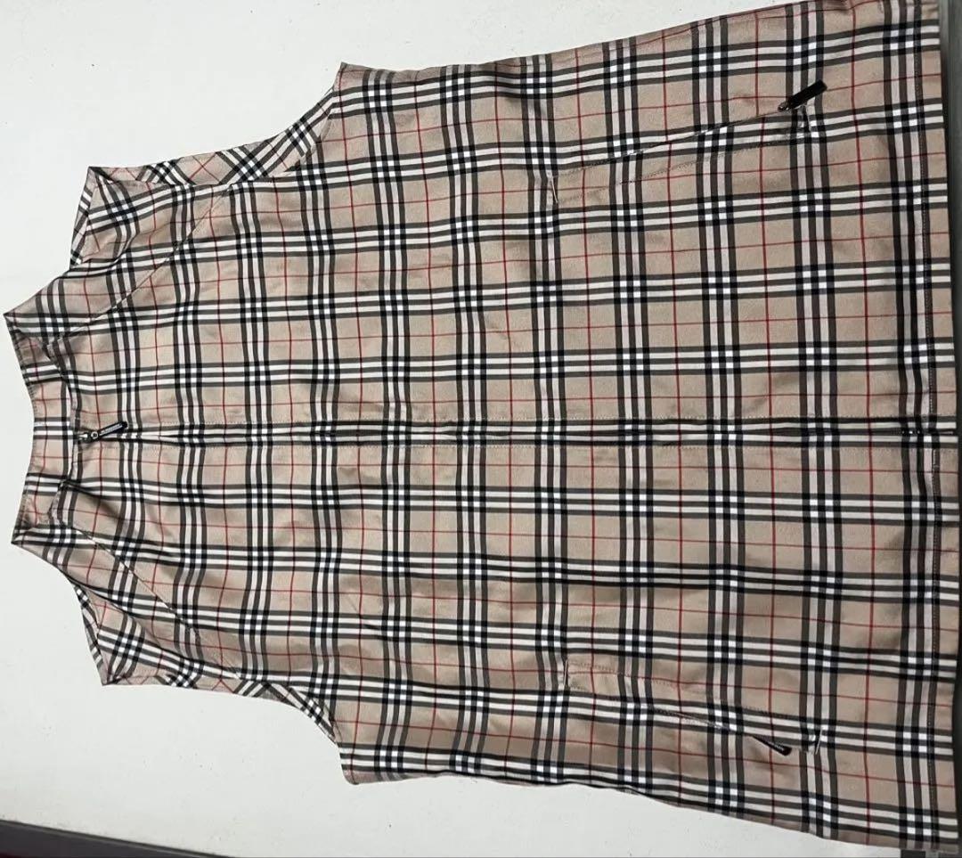 BURBERRY チェック柄ノースリーブジャケット
