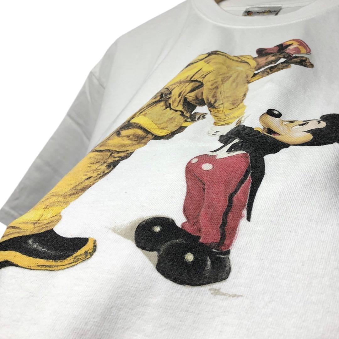消防士 Disney ミッキー ディズニー Tシャツ L〜