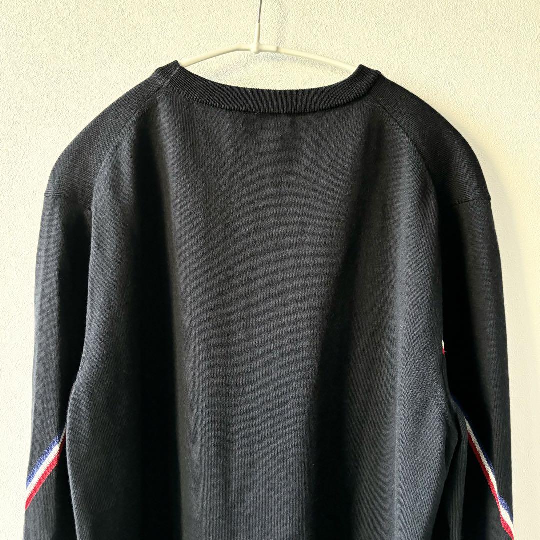 美品✨MONCLER モンクレール　ウールニット ネイビー L