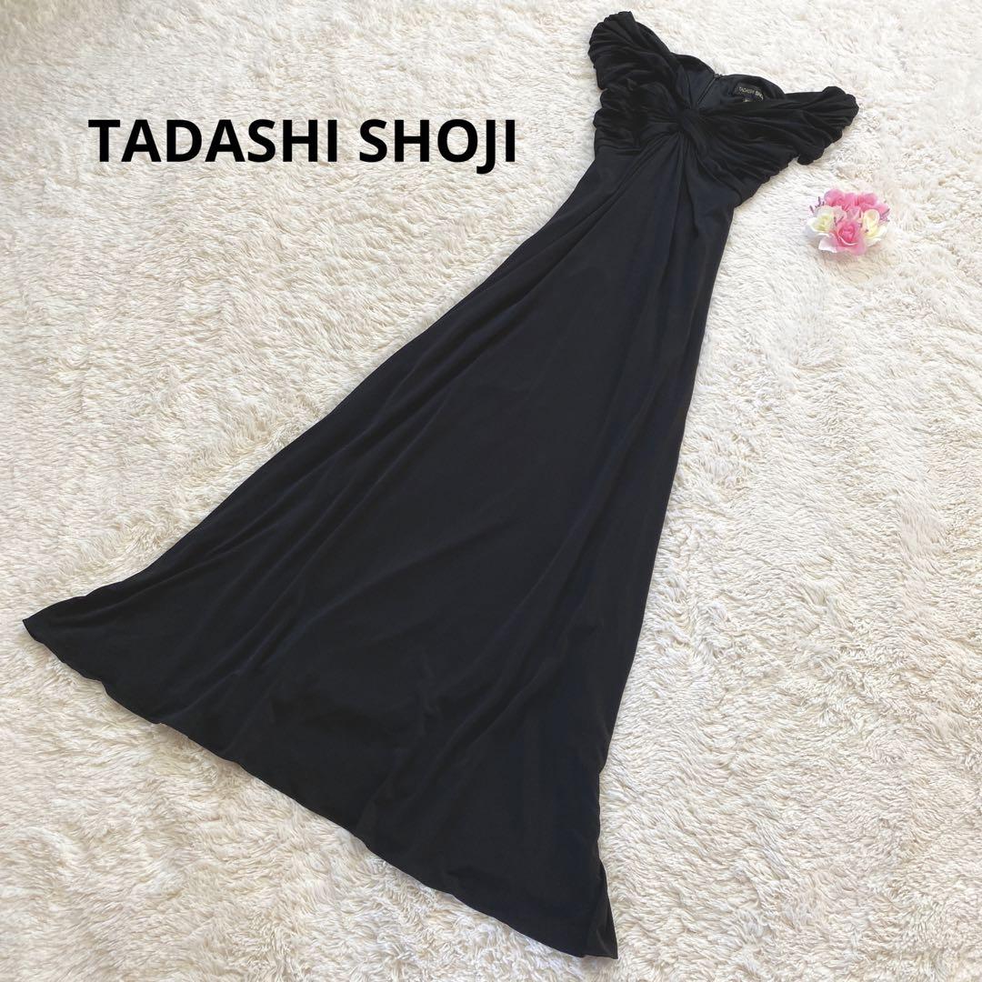 TADASHI SHOJI タダシショージ ワンピース ドレス ロング ブラック