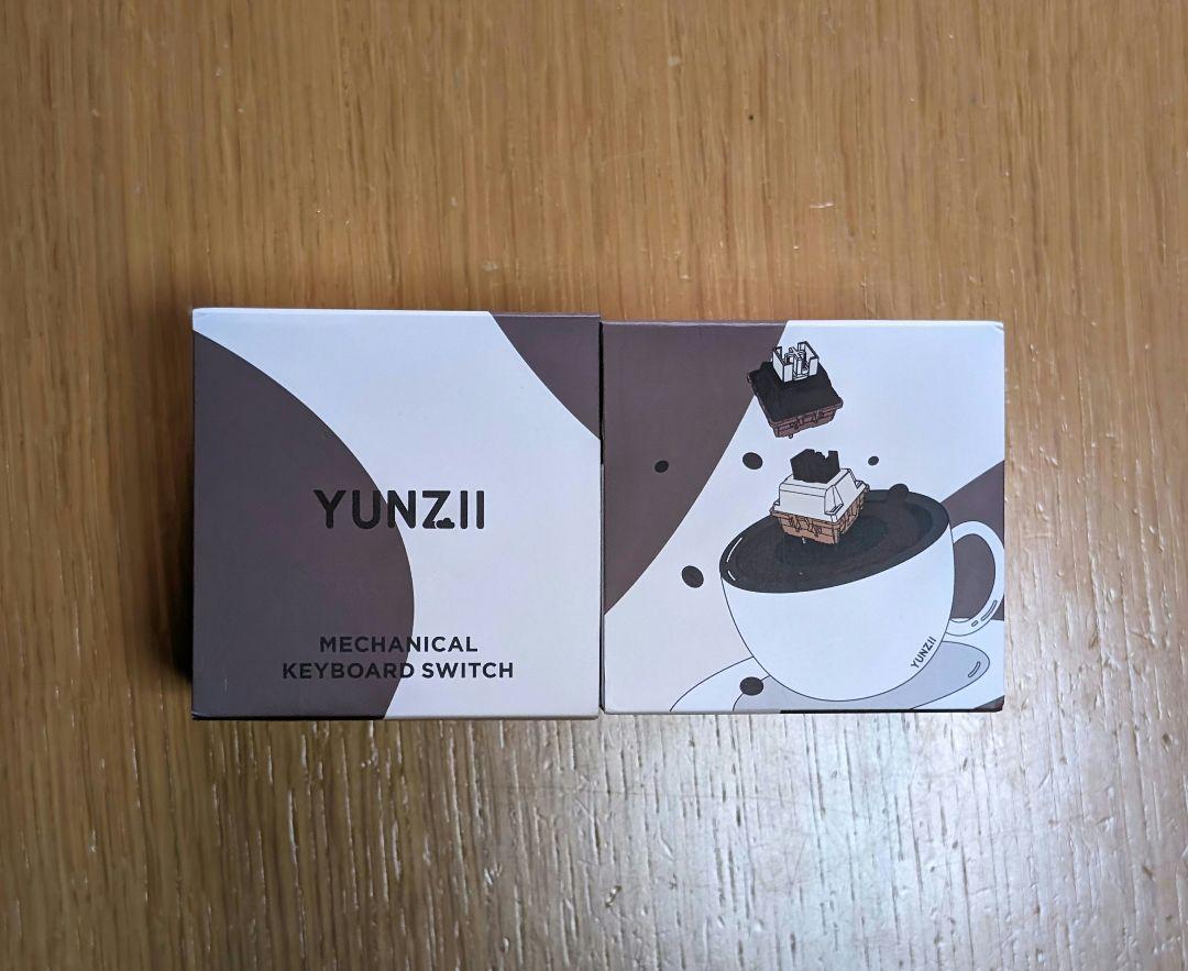 YUNZII サイレント リニア キースイッチ 70個
