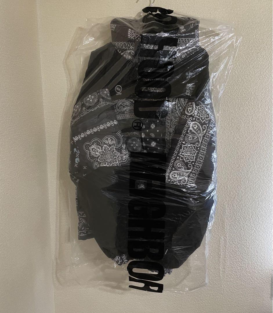 新品 ネイバーフッド バンダナ ダウン ダウンジャケット XL 黒 ブラック