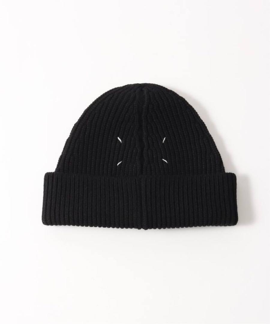 正規品 Maison Margiela メゾンマルジェラ　ニット帽 ビーニー　黒