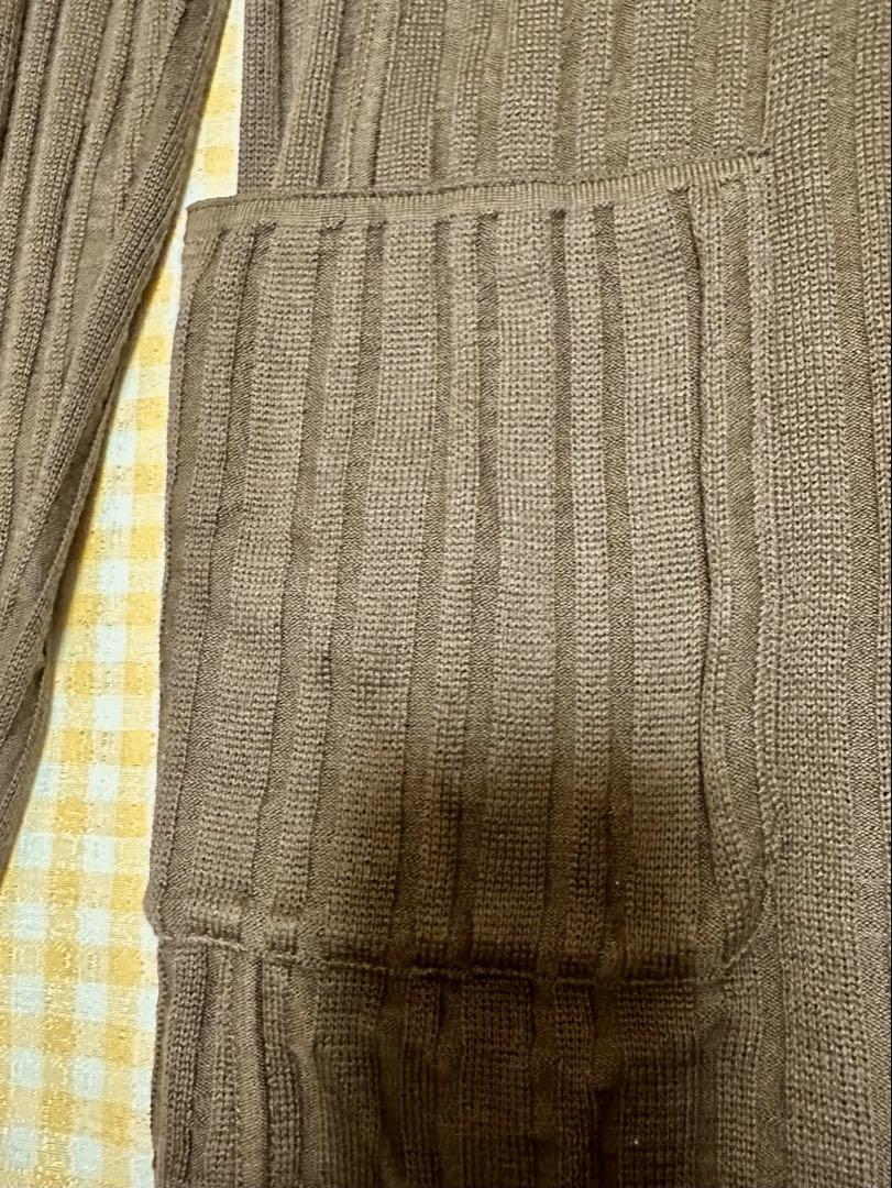 風*船様 ⭐️LARDINI ラルディーニ　ワイドリブニットコットンジャケット