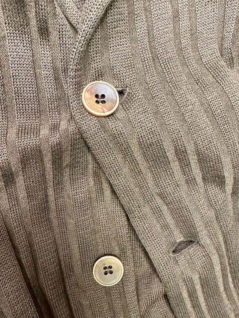 風*船様 ⭐️LARDINI ラルディーニ　ワイドリブニットコットンジャケット