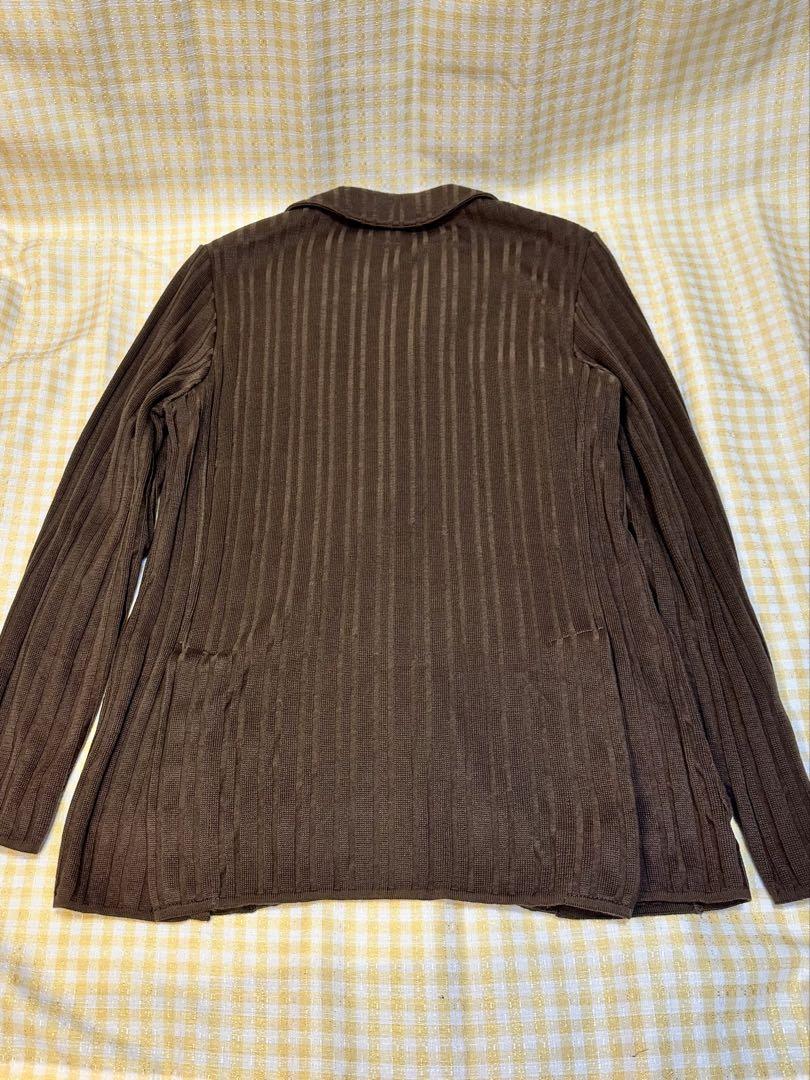 風*船様 ⭐️LARDINI ラルディーニ　ワイドリブニットコットンジャケット