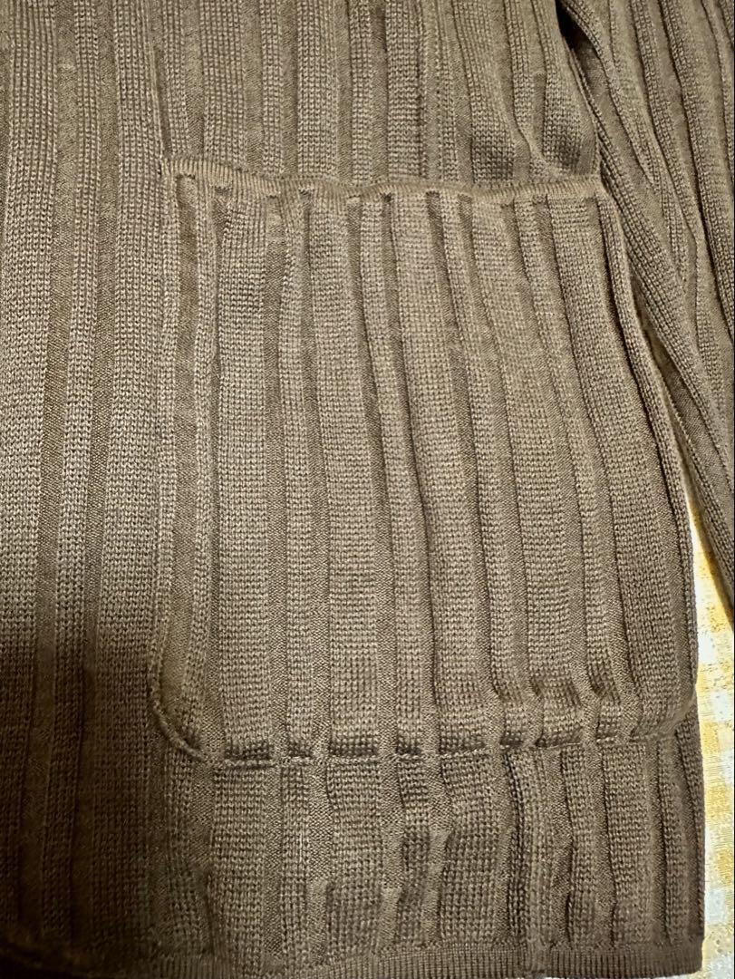 風*船様 ⭐️LARDINI ラルディーニ　ワイドリブニットコットンジャケット