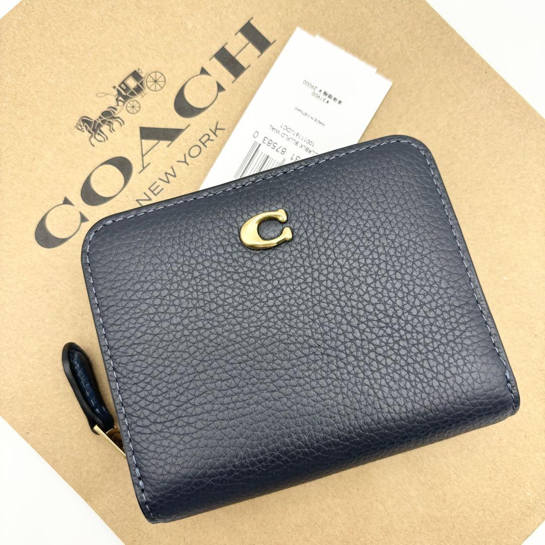 【COACH☆新品】ビルフォールド ウォレット・カラーブロック☆デニム マルチ☆