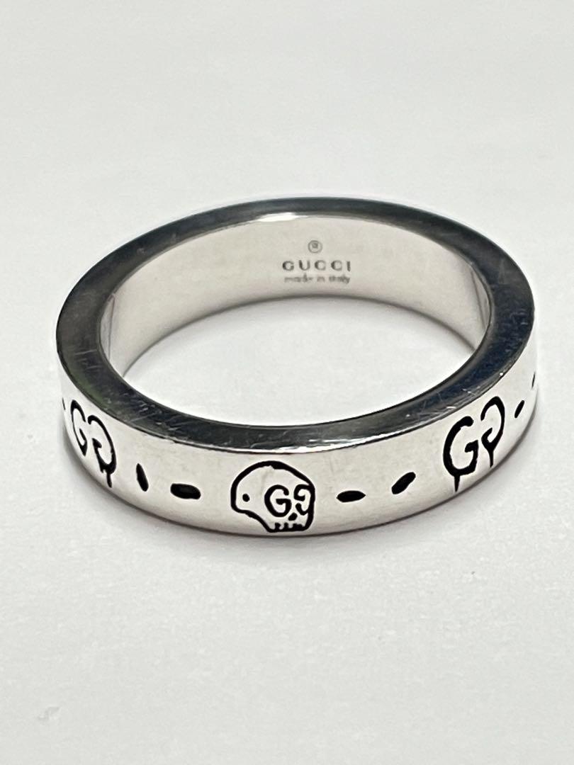 いラインアップ 良品】GUCCIグッチ GGゴースト リング 匿名配送❤︎ アクセサリー
