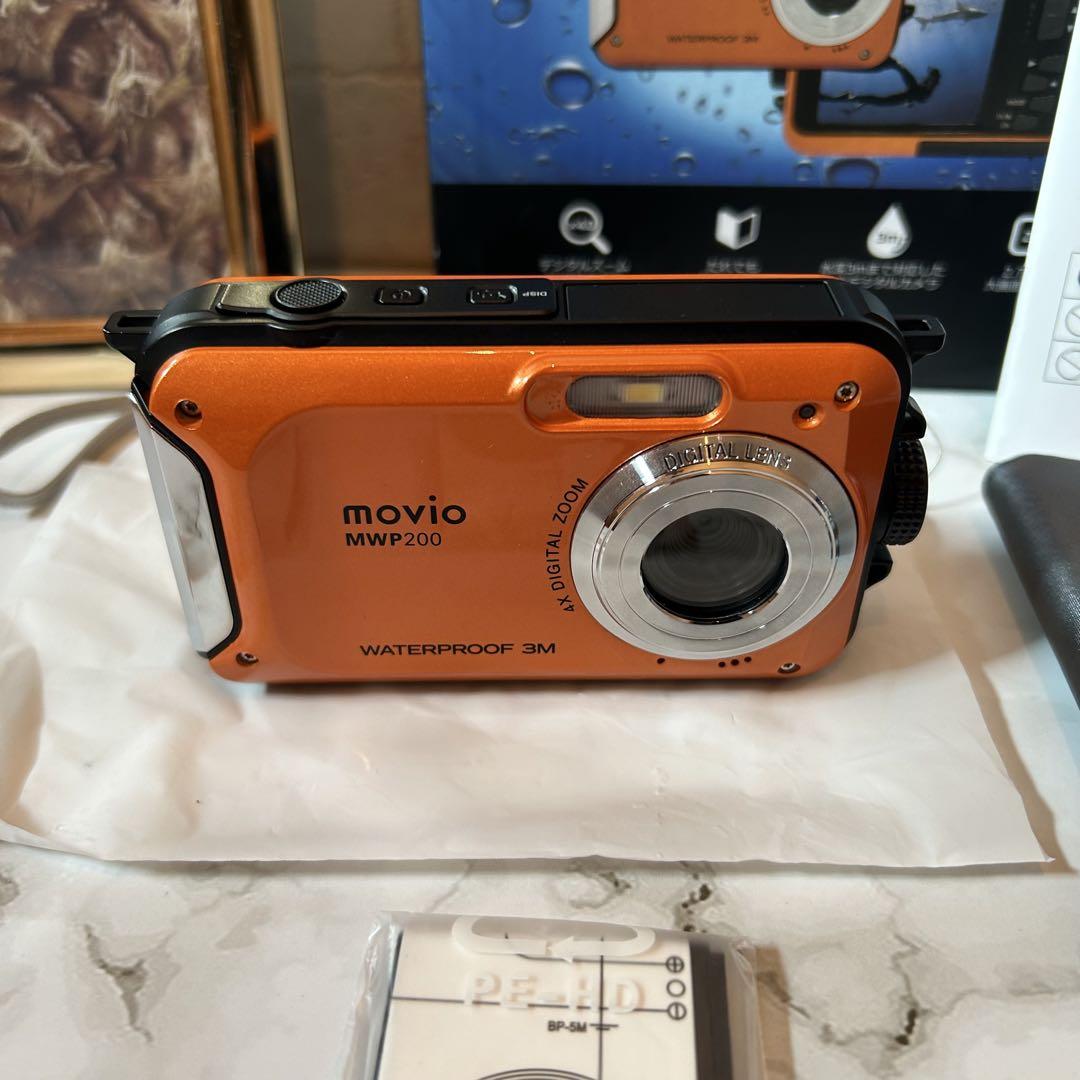 movio 高画質500万画素 防水デジタルカメラ mwp200