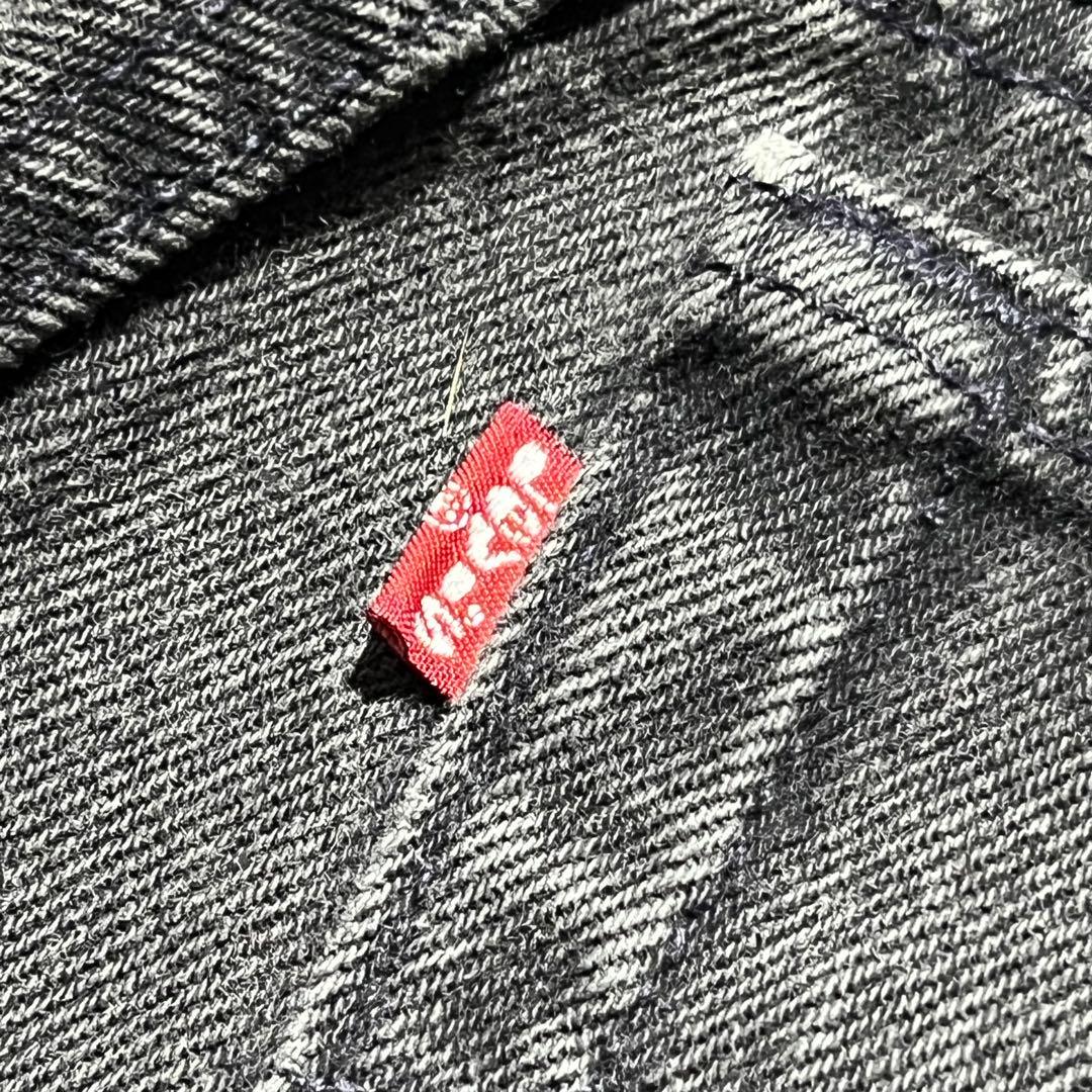 90s 00s ヴィンテージ リーバイス ブラック デニム 無地 カットオフXS SS Levi s DECORATOM_COM_BR
