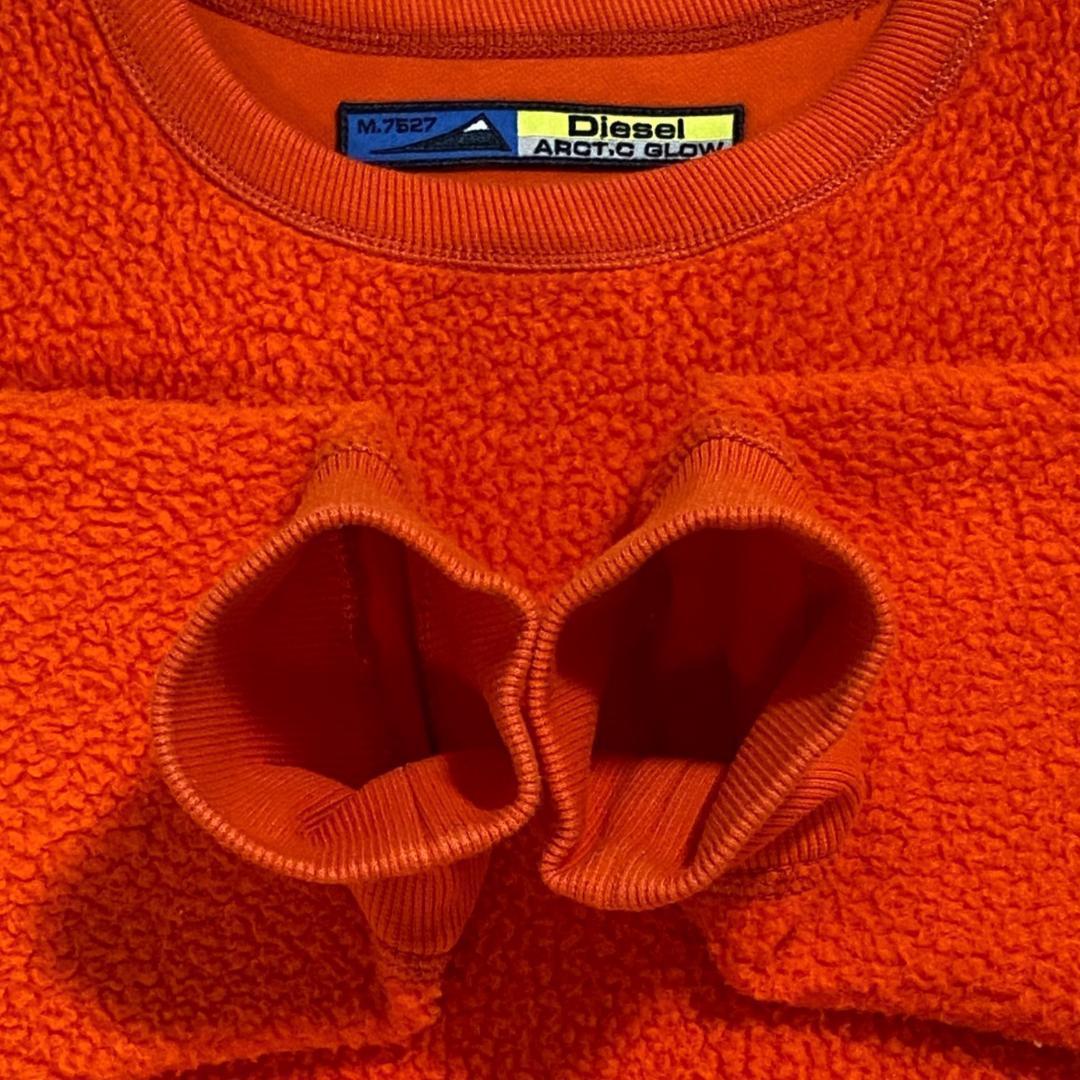 DIESEL ディーゼル フリース オレンジ L