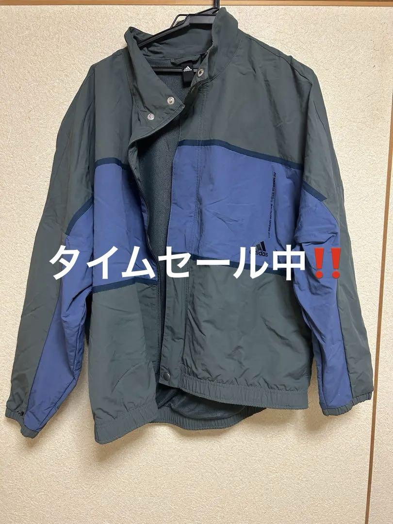adidas THREE STRIPES ナイロンジャケット L