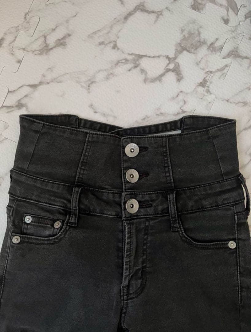 ライト GYDA ハイウェストクロススキニーデニム SS・GYDA 【最大80%OFF】