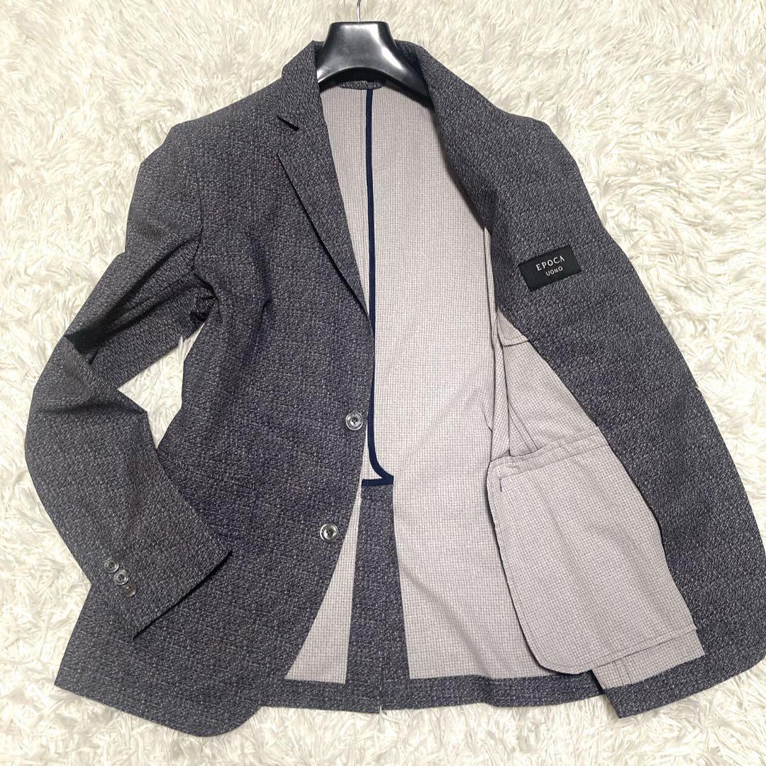 極美品✨現行エポカウォモ　23ss ストレッチ　サッカー　ジャケット　M グレー