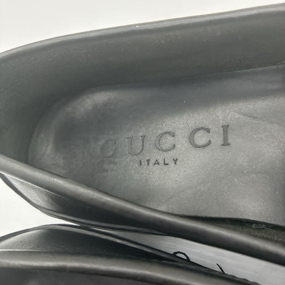 ❤️美品❤️ GUCCI グッチ ホースビットローファー ドライビング 42M 黒