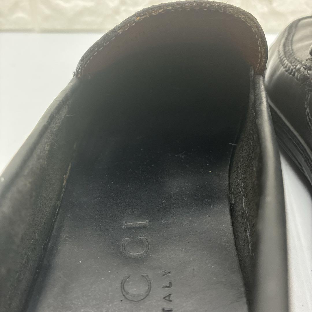 ❤️美品❤️ GUCCI グッチ ホースビットローファー ドライビング 42M 黒