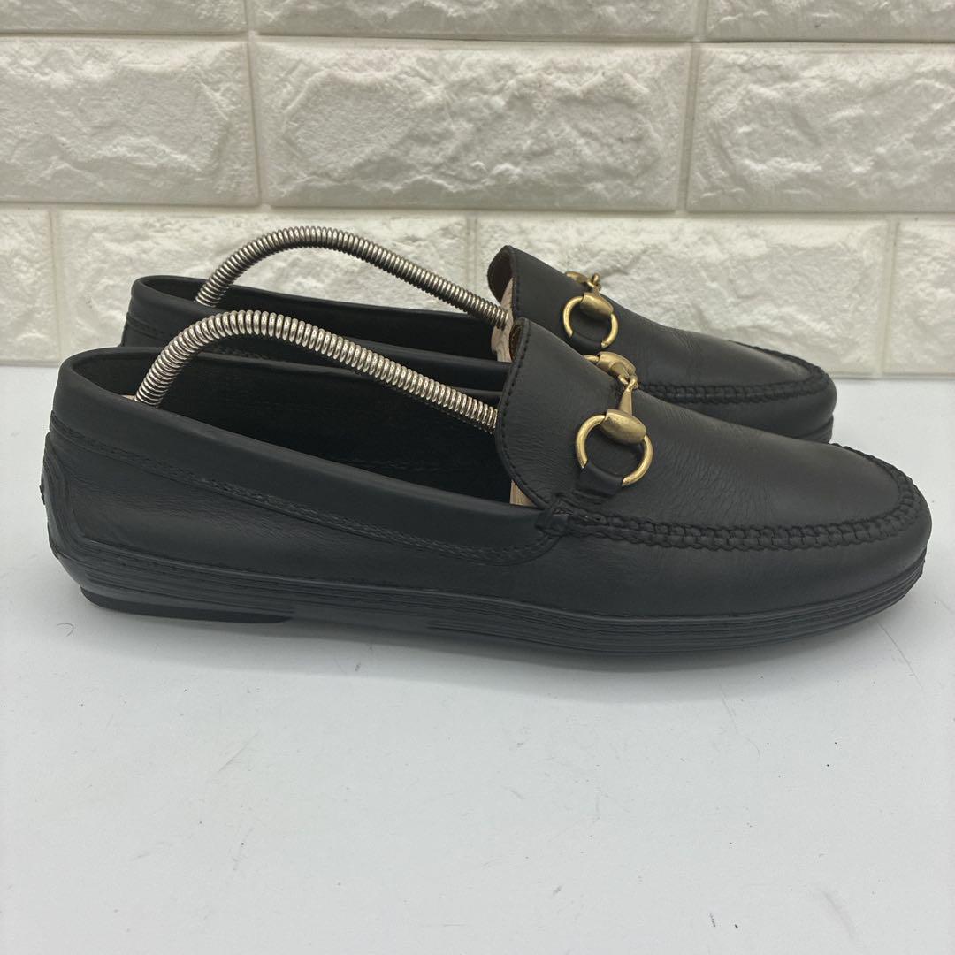 ❤️美品❤️ GUCCI グッチ ホースビットローファー ドライビング 42M 黒