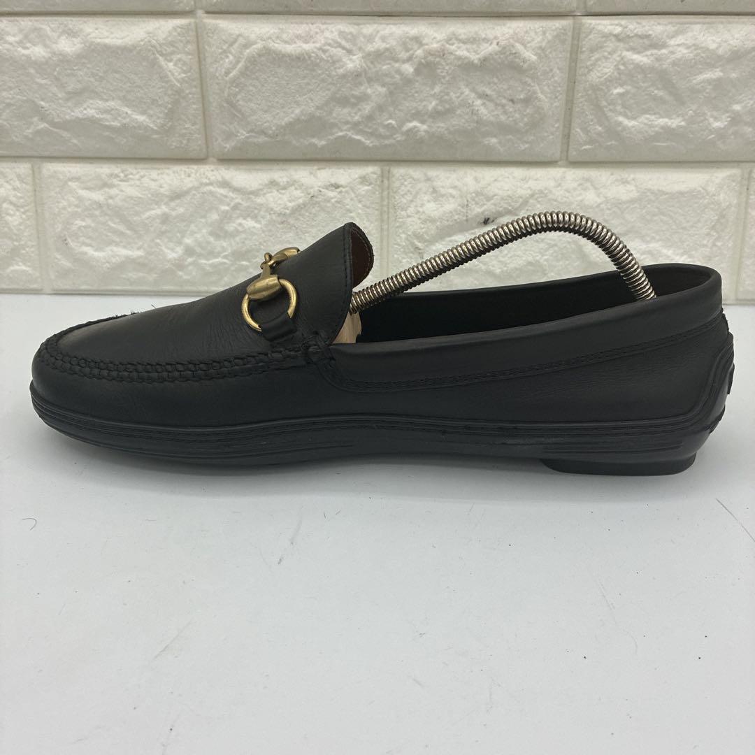 ❤️美品❤️ GUCCI グッチ ホースビットローファー ドライビング 42M 黒