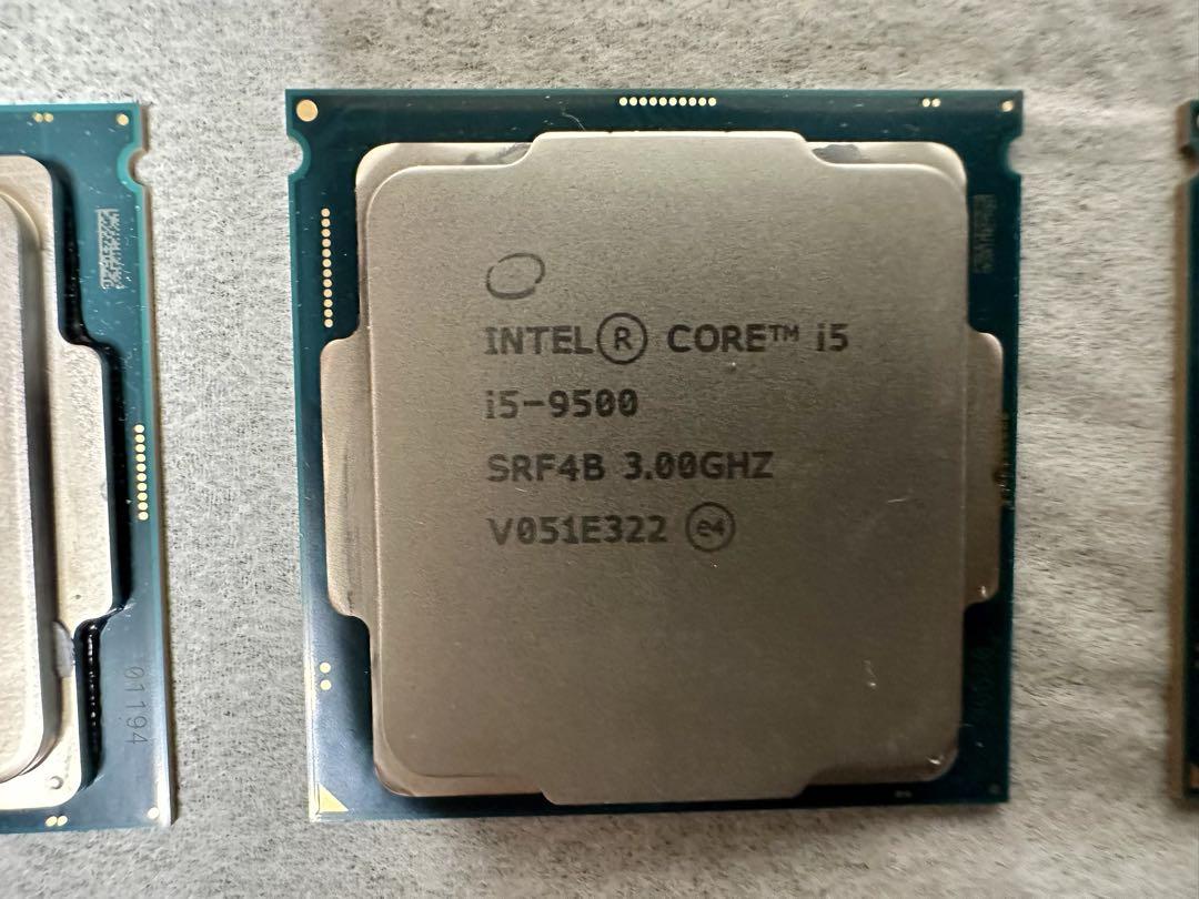 Intel Core i5 CPU 9500 2枚　8500 1枚セット
