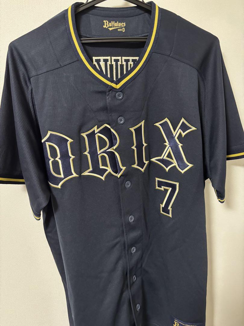 オリックスバファローズ　ビジターユニフォーム　西川龍馬　O